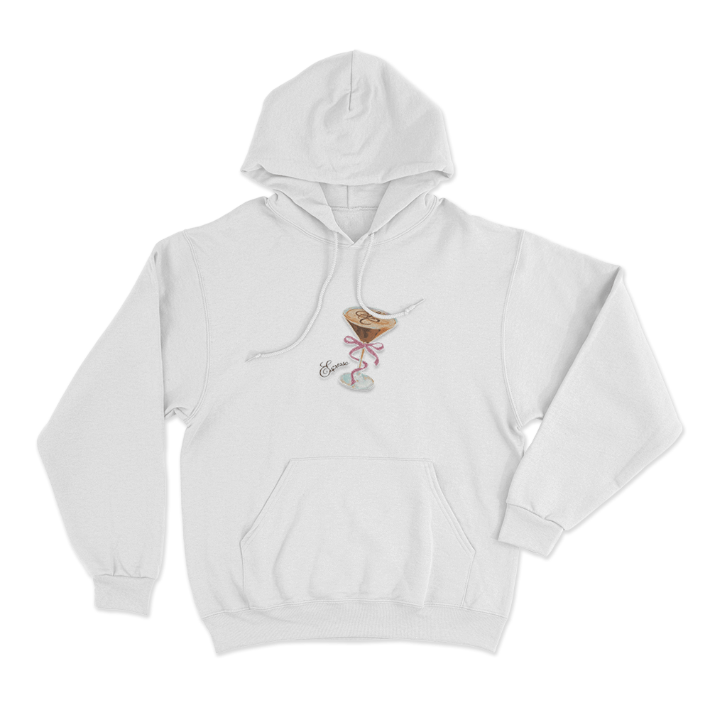 Espresso Martini Unisex Hoodie White Espresso Martini Unisex Hoodie White