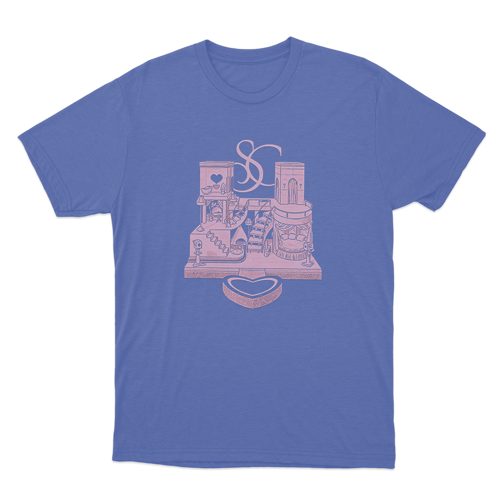 SC House Tour Castle Unisex T Shirt Blue SC House Tour Castle Unisex T Shirt Blue