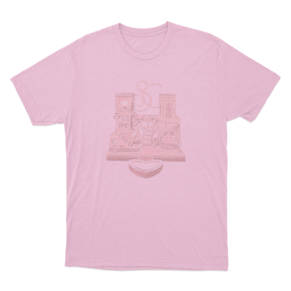 SC House Tour Castle Unisex T Shirt Pink SC House Tour Castle Unisex T Shirt Pink