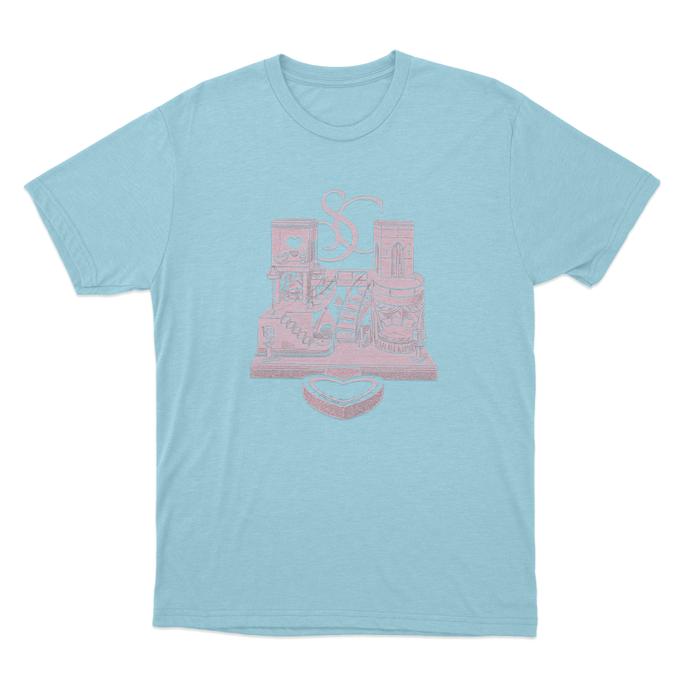 SC House Tour Castle Unisex T Shirt Sky Blue SC House Tour Castle Unisex T Shirt Sky Blue