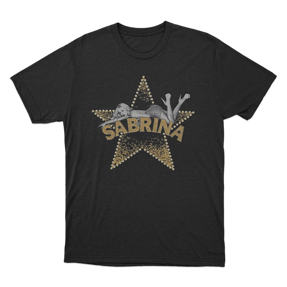 Sabrina Live! Star Unisex T Shirt Black Sabrina Live Star Unisex T Shirt Black