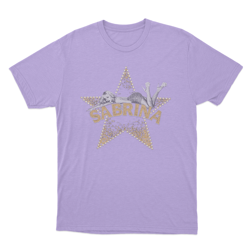 Sabrina Live! Star Unisex T Shirt Purple Sabrina Live Star Unisex T Shirt Purple