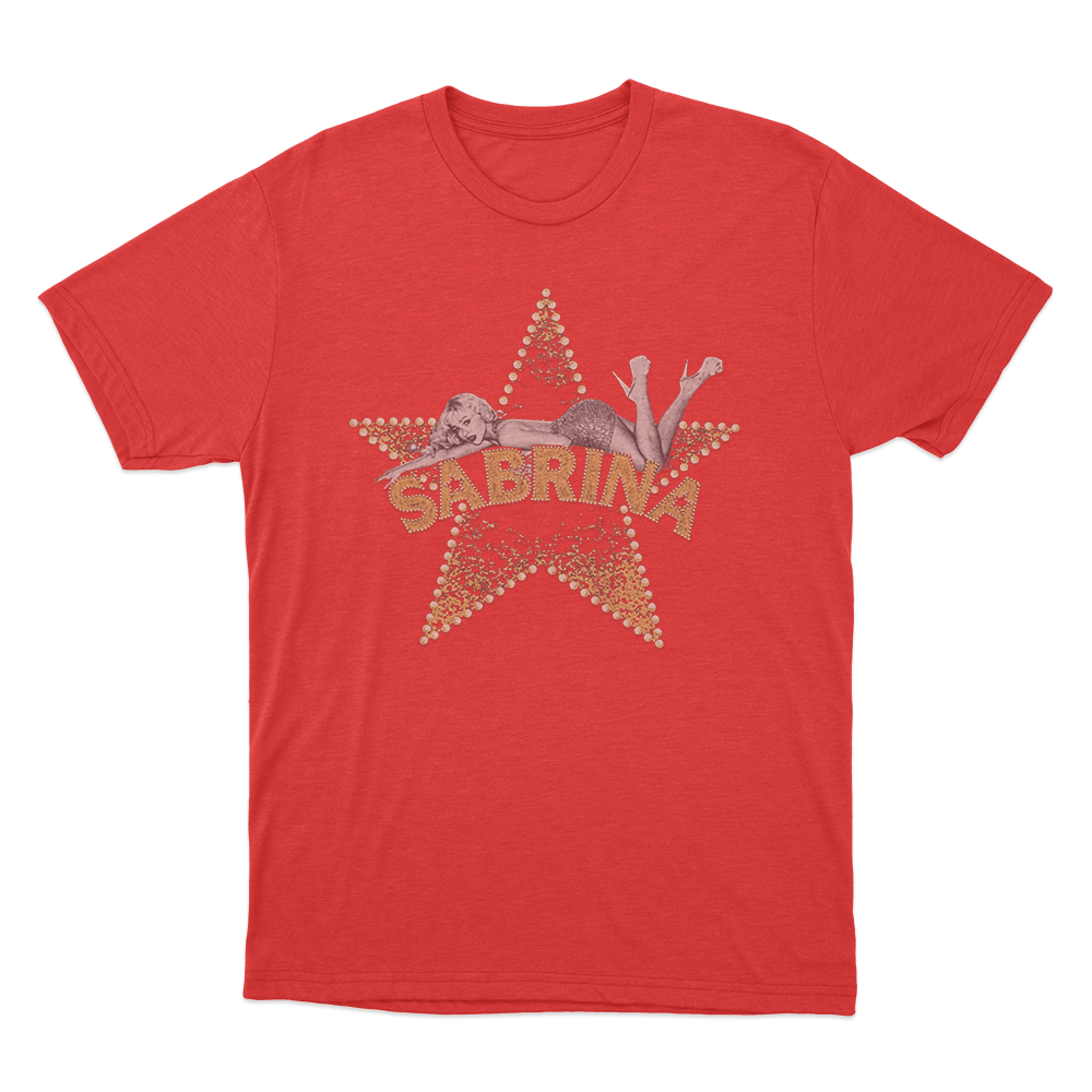 Sabrina Live! Star Unisex T Shirt Red Sabrina Live Star Unisex T Shirt Red