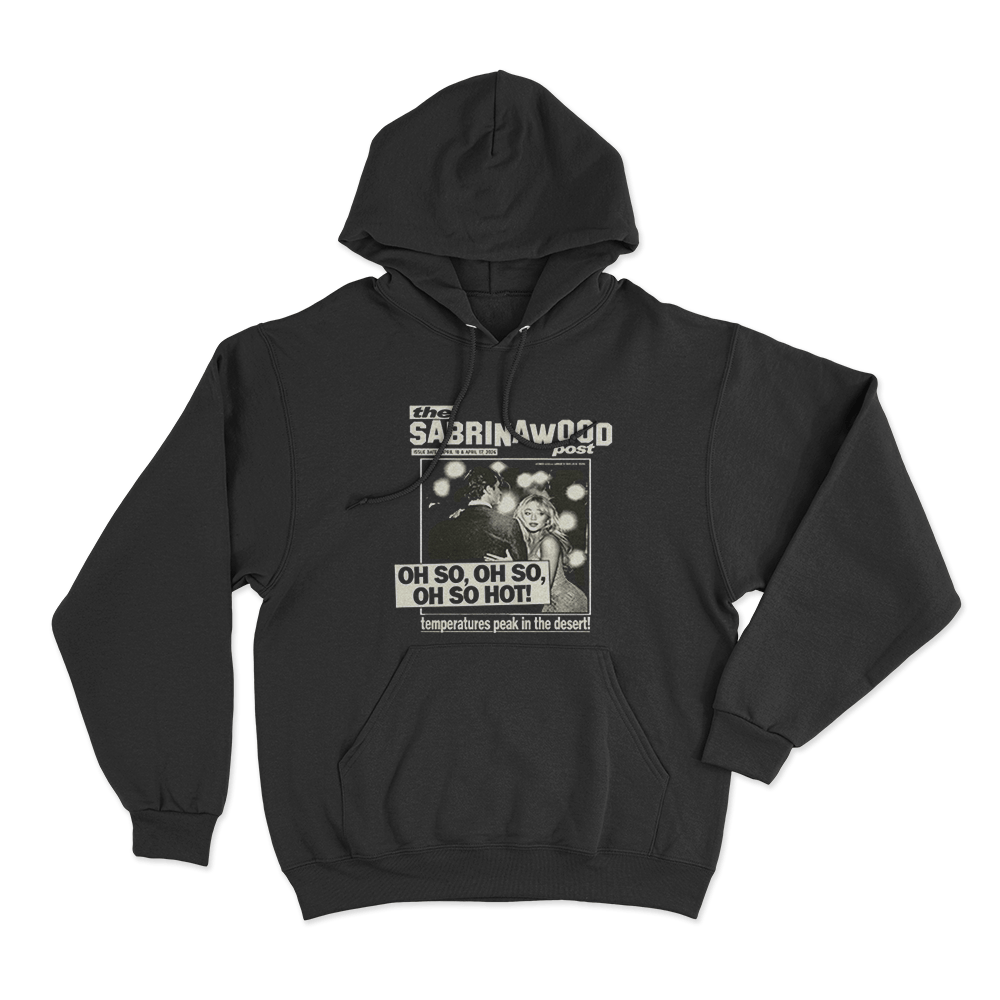 Sabrinawood Post Unisex Hoodie Black Sabrinawood Post Unisex Hoodie Black