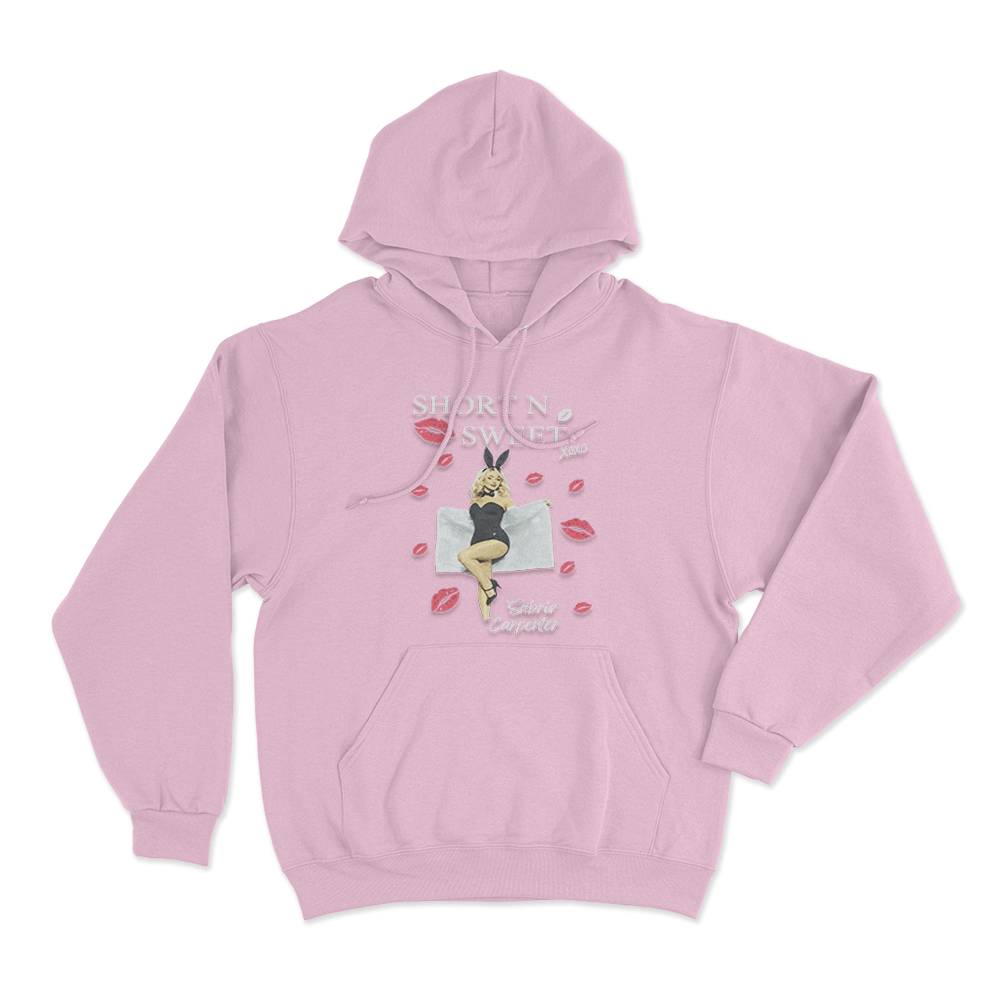 Short N’ Sweet Bunny Unisex Hoodie Pink Short N Sweet Bunny Unisex Hoodie Pink