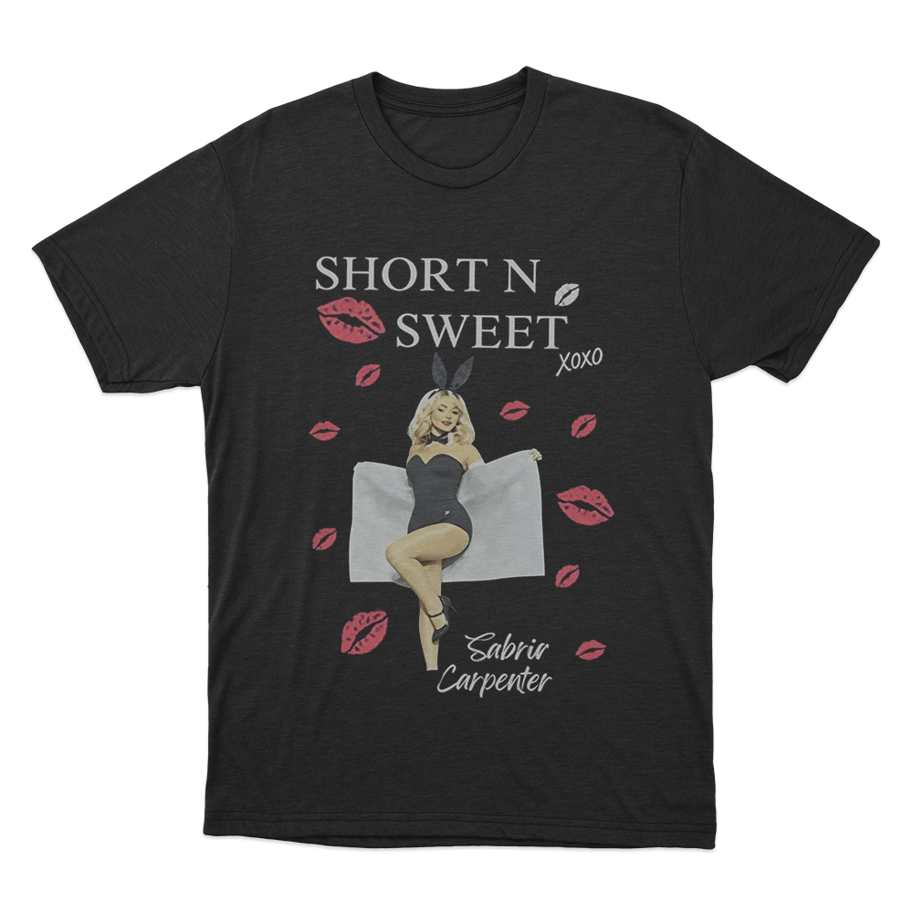 Short N’ Sweet Bunny Unisex T Shirt Black Short N Sweet Bunny Unisex T Shirt Black