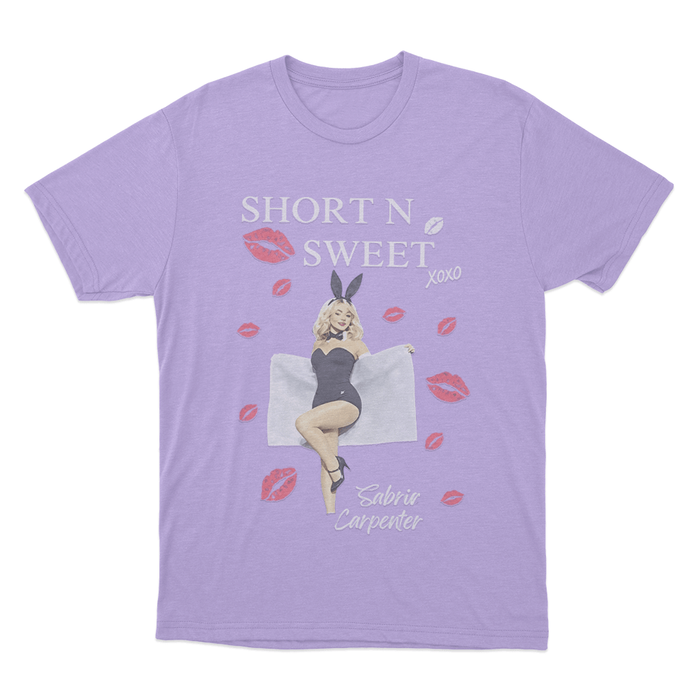 Short N’ Sweet Bunny Unisex T Shirt Purple Short N Sweet Bunny Unisex T Shirt Purple