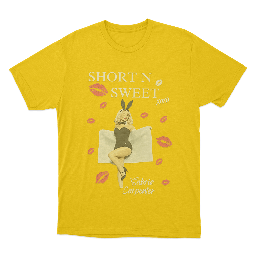 Short N’ Sweet Bunny Unisex T Shirt Yellow Short N Sweet Bunny Unisex T Shirt Yellow