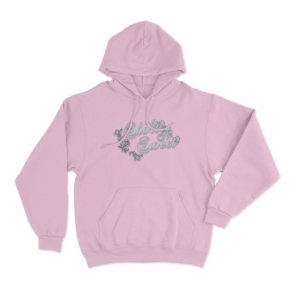 Short N’ Sweet Floral Unisex Hoodie Pink Short N Sweet Floral Unisex Hoodie Pink