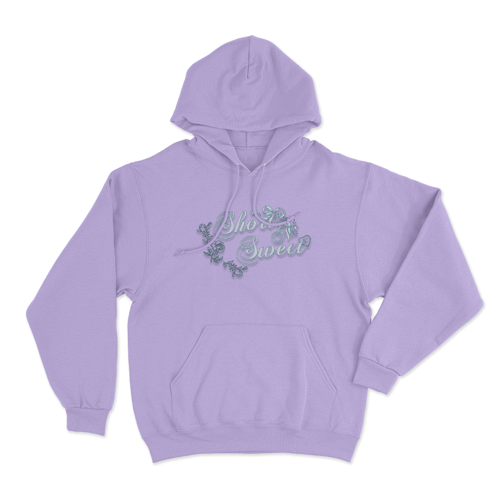Short N’ Sweet Floral Unisex Hoodie Purple Short N Sweet Floral Unisex Hoodie Purple
