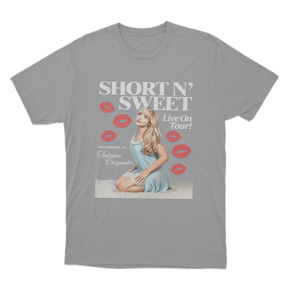 Short N’ Sweet Tour Unisex T Shirt Grey Short N Sweet Tour Unisex T Shirt Grey