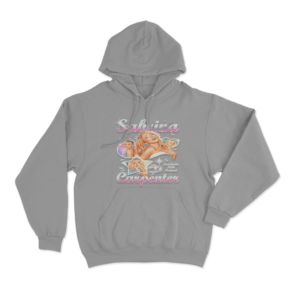 abrina Carpenter Coachella Unisex Hoodie Grey abrina Carpenter Coachella Unisex Hoodie Grey