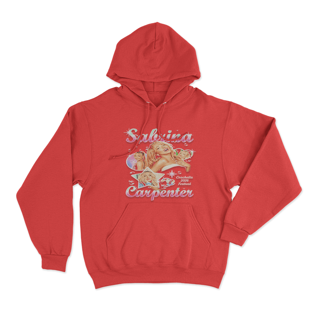 abrina Carpenter Coachella Unisex Hoodie Red abrina Carpenter Coachella Unisex Hoodie Red