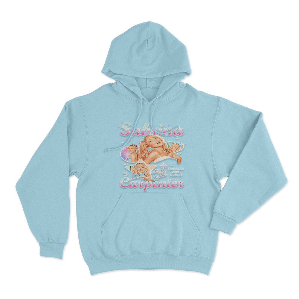 abrina Carpenter Coachella Unisex Hoodie Sky Blue abrina Carpenter Coachella Unisex Hoodie Sky Blue