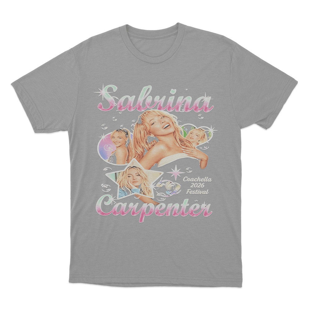 abrina Carpenter Coachella Unisex T Shirt Grey abrina Carpenter Coachella Unisex T Shirt Grey