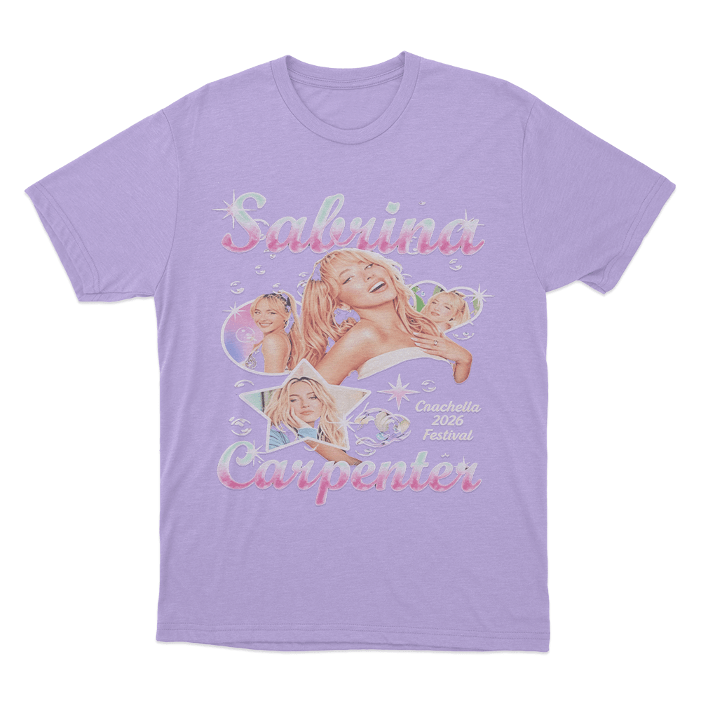 abrina Carpenter Coachella Unisex T Shirt Purple abrina Carpenter Coachella Unisex T Shirt Purple